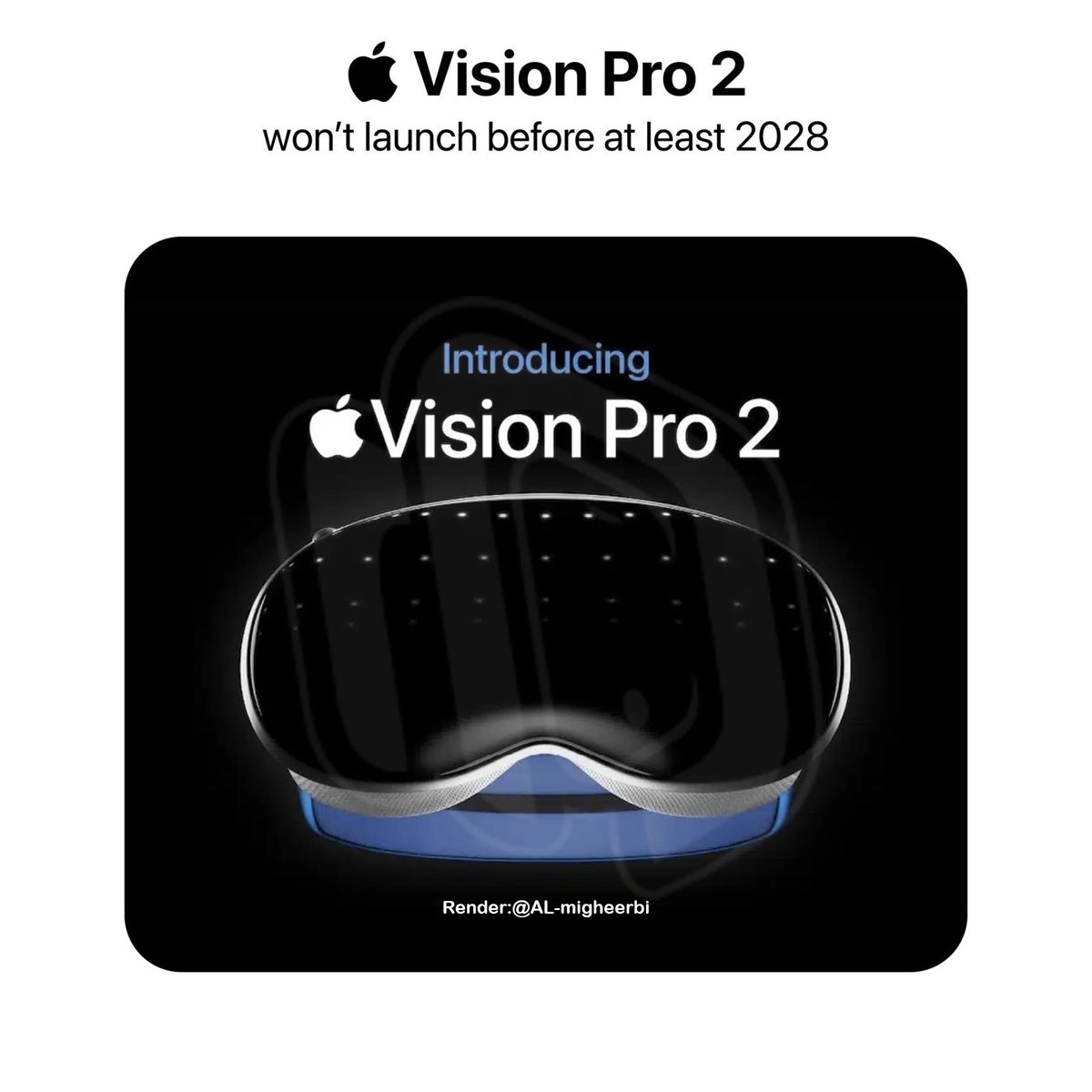 صورة ترويجية لنظارة Vision Pro
